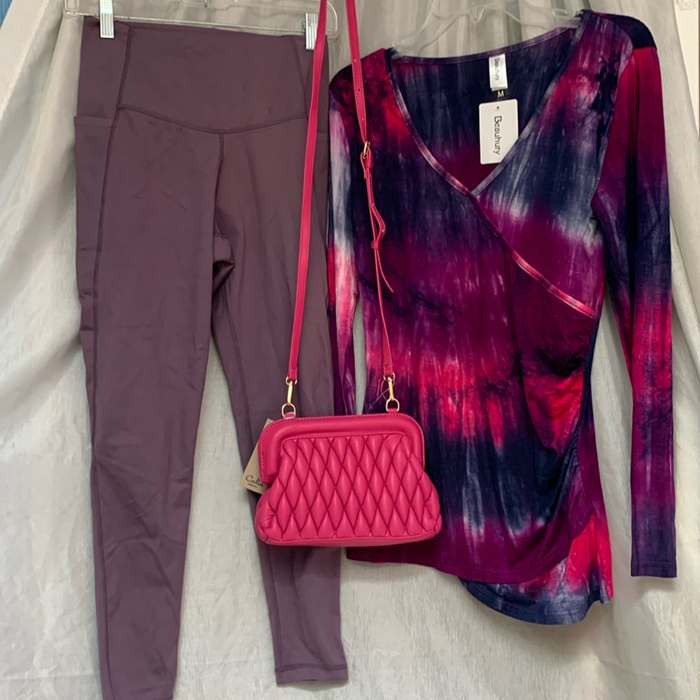 Calin pink purse combo